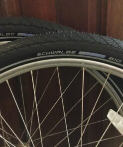 Schwalbe - Big Apple Hybrid and Touring Wire Clincher Bike Tire | Multiple Sizes | Performance Line, RaceGuard | Black or Black/Reflective 26x2.35-Inch 9 91ZBAr DBXL