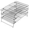 Wilton Excelle Elite 3-Tier Cooling Rack for Cookies, Cake and More - Cool Batches of Cookies, Cake Layers or Finger Foods, Black 11 91ZMdAlPm L