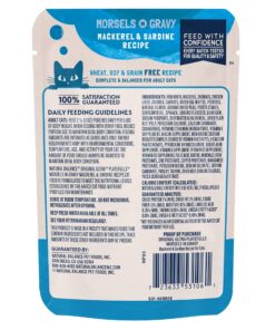 Natural Balance Original Ultra Platefulls Indoor Adult Grain Free Wet Cat Food, Mackerel & Sardine Recipe, 3 Ounce Pouch (Pack of 24) 11 91ZP8HKjj2L 1