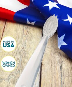 RADIUS Children's Toothbrush Pure Brush Ultra Soft BPA Free ADA Accepted Designed for Delicate Teeth for Kids 6 Months and Up - Clear - Pack of 3 1 Count (Pack of 3) 16 91ZZTMXiaaL