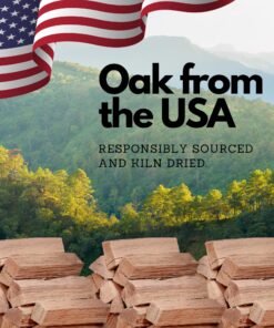 OOFT Pizza Oven Wood - 100% Kiln Dried Oak Cooking Wood - Perfect for Ooni, Gozney, Solo Stove & Other Brands - 12-14lb Box - High Heat & Slow Burn - Great for Grilling, Smoking, BBQ Wood (6 Inch) 6 Inch 13 91ZZkMz0BgL