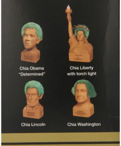 Chia Pet George Washington with Seed Pack, Decorative Pottery Planter, Easy to Do and Fun to Grow, Novelty Gift, Perfect for Any Occasion 13 91Za7XKSDOL