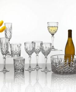 Marquis by Waterford Markham Double Old Fashion Set of 4, 11 oz, Clear Double Old Fashioned 26 91Zb8GixnML