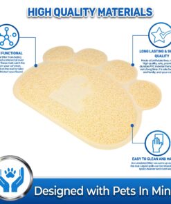 Alternative view of PET MAGASIN Cat Litter Mat (2-Mat Set) - Soft and Durable Pet Litter Mats for Cats, Dogs, and Puppies - One Big (24.5'' x 16.5'') and One Small (15.5'' x 12.5) Medium