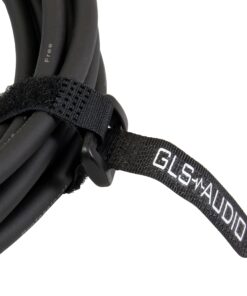 GLS Audio 25 feet Speaker Cable 16AWG Patch Cords - 25 ft 1/4" to 1/4" Professional Speaker Cables Black 16 Gauge Wire - Pro 25' Phono 6.3mm Cord 16G - Single 16 AWG 8 91ZdEEN5A8L