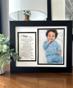 The Grandparent Gift Frame Wall Decor, First Grandson 9 91ZhRrZvmfL