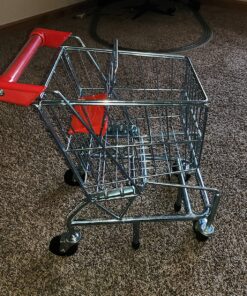 Melissa & Doug Toy Shopping Cart With Sturdy Metal Frame - Toddler Shopping Cart, Pretend Grocery Cart, Supermarket Pretend Play Shopping Cart For Kids Ages 3+ 46 91ZjMTkDGyL