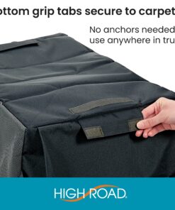 High Road Large Trunk Organizer for Cars and SUV's with 11 Storage Compartments, Bottom Grip Tabs and Side Stability Panel 11 91Zr10AFqaL