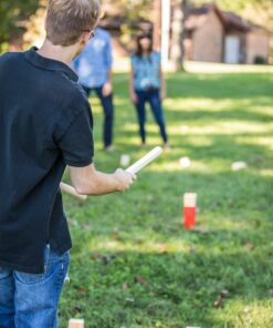 Triumph Premium Kubb Set - Includes 10 Kubb Blocks, 6 Tossing Dowels, 1 King Kubb 4 Corner Pegs 15 91ZrE7K3ipL