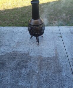 Deckmate Corona 3 Ft. High Outdoor Steel Chimenea Fireplace Model 28063 29 91Zuz7G4LZL