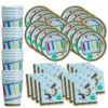 Super Science Birthday Party Supplies Set Plates Napkins Cups Tableware Kit for 16 45 91Zxy0mo9tL