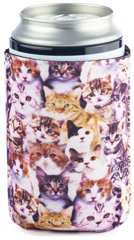 Funny Guy Mugs Kittens Collapsible Neoprene Can Coolie - Drink Cooler Kittens Can