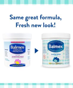 Balmex Complete Protection Daily Baby Diaper Rash Cream, Clinically Proven To Reduce Redness in Just One Use*, with Zinc Oxide + Botanicals, Pediatrician-Recommended & Dermatologist Tested, 16oz 1 Pound (Pack of 1) 27 91Zz b5iTjL