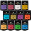 U.S. Art Supply Jewelescent 12 Color Mica Pearl Powder Pigment Set Kit, 3.5 oz (100g) Sealed Pouches - Cosmetic Grade, Metallic Color Dye - Paint, Epoxy, Resin, Soap, Slime Making, Makeup, Art 12 Color - Deluxe Set 57 91a2BmC1mFL