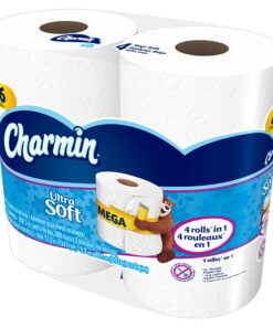 Charmin Ultra Soft Toilet Paper, Bath Tissue, Mega Roll, 24 Count, 4 Count (Pack of 6) 4 Count (Pack of 6) 28 91aDsx06bL
