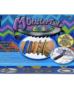 Alternative view of Rainbow Loom® Monster Tail™ Kit Features Compact Loom and Case, Makes Monster Sized Bracelets, Easy for Travel, Includes Exclusive Monster Tail Loom, and 2 Bracelet Instructions for Boys and Girls 7+