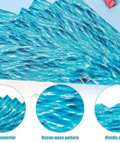 57.4 Ft Ocean Wave Bulletin Board Borders 50 Pcs Under The Sea Beach Boards Trim for School Classroom Bulletin Borad Office Wall Decal 11 91aNBgqBleL