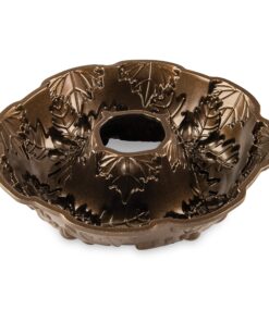 Alternative view of Nordic Ware Autumn Wreath Bundt Pan, Bronze, 10 cups, Silver