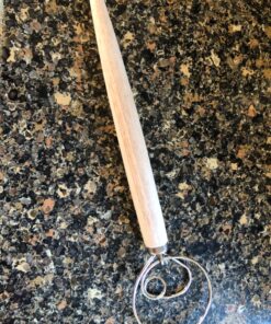 ORBLUE Premium Danish Dough Whisk - 2 Pack LARGE 13.5" Dutch Whisk with Stainless Steel Ring - Danish Whisk for Bread, Pastry or Pizza Dough - Baking Tool Alternative to a Blender, Mixer or Hook Rubberwood 2 Pack Rubberwood 26 91aTeEZ82rL