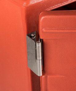 Carlisle FoodService Products Cateraide Insulated Front Loading Food Pan Carrier with Handles for Catering, Events, And Restaurants, Plastic, 5 Full Pans, Brick 16 91aVZNsIb7S