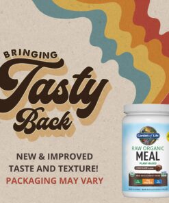 Alternative view of Garden of Life Raw Organic Meal Replacement Shakes - Chocolate Plant Based Vegan Protein Powder, Pea Protein, Sprouts, Greens, Probiotics, Dairy Free All in One Shake for Women and Men, 28 Servings 2.38 Pound (Pack of 1)