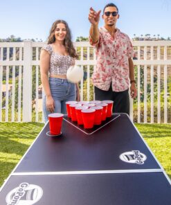 GoPong 6-Foot Portable Folding Beer Pong / Flip Cup Table (6 balls included) 11 91aYPs4iXsL