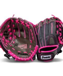 Franklin Sports Girls Softball Glove - Women's Windmill Fastpitch + Slowpitch Softball Glove Right Hand Throw 11" Pink 14 91ad0UX8cxL