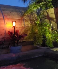 Aityvert Upgraded Larger Solar Torch Lights, Waterproof Outdoor Dancing Flames Lights, Flickering Flames Garden Lights, Landscape Decoration Pathway Patio Lights 43" 96 LED (2 Pack) Pack of 2 26 91aeirTHFL