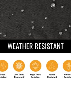 KHOMO GEAR Outdoor TV Cover - Panther Series - Universal Weatherproof Protector for 40-42 Inch TV - Fits Most Mounts & Brackets 40'' - 42'' Black 15 91af0Alw5kL