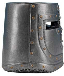 Design Toscano Knights Templar Helmet Pen Cup Desk Accessory Statue, 4 Inch, Polyresin, Pewter Finish Knight's Helmet 19 91affApO1OL