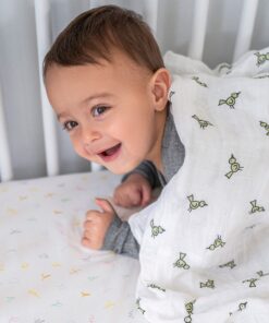 aden + anais Swaddle Blanket, Boutique Muslin Blankets for Girls & Boys, Baby Receiving Swaddles, Ideal Newborn & Infant Swaddling Set, Perfect Shower Gifts, 4 Pack, Jungle Jam 23 91ahI7spLXL