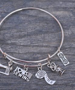 Infinity Collection Sewing Jewelry- Sewing Gift, Sewing Bracelet, Sewing Gifts, Gift for Quilters or Sewers 4 91ahhCHZEXL
