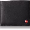 Alpine Swiss Mens RFID Blocking Leather Multi Card High Capacity Bifold Wallet One Size Black 3 91ak6VVk2JL