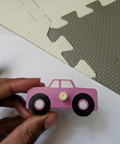 Melissa & Doug Stack & Count Wooden Parking Garage With 10 Cars 25 91alyvEvQnL 1