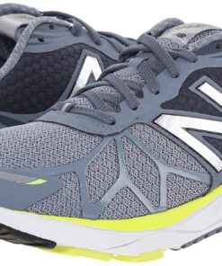 New Balance Men's Vazee Pace Running Shoe 7 D US Grey/Yellow 14 91amvUBijgL