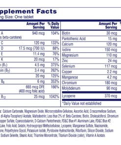 One A Day Men’s 50+ Multivitamins, Supplement with Vitamin A, Vitamin C, Vitamin D, Vitamin E and Zinc for Immune Health Support*, Calcium & more, 175 count 18 91aoYlpUzhL 2