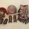 THOR INSTRUMENTS Medieval King Spartan Copper 300 Helmet W/RED Plume Muscle Jacket Leg ARM Guards Rustic Vintage Home Decor Gifts 17 91axrCBDBQL