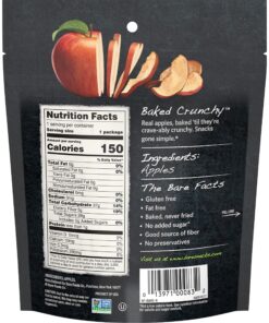 Alternative view of Bare Baked Crunchy Apple Chips, Fuji & Reds, Gluten Free, 1.4 Ounce Bag, 6 Count 6 Snack Bags (1.2-1.4 Ounce)