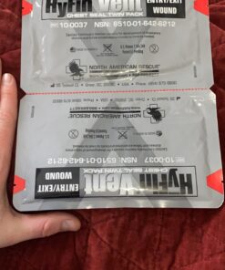 North American Rescue Hyfin Vent Chest Seal, Original Version 2 Count (Pack of 1) 25 91b OLamYqL