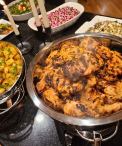 NUCU-Vollrath Home Food Chafer, 4-Quart, Polished Stainless Steel 36 91b4BcwWdqL