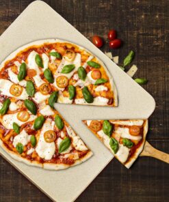 Pizza Stone - Baking Stone. SOLIDO Rectangular 14"x16" - Perfect for Oven, BBQ and Grill 34 91b6EIA5KRL