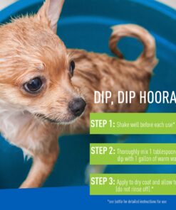 Adams Plus Pyrethrin Dip For Dogs and Cats | Kills and Repels Fleas, Ticks, Lice, Gnats, Mosquitoes and Flies | 4 Fl Oz 15 91bBODTIdbL