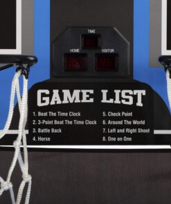 Triumph Sports Big Shot II Double Shootout Basketball Game - LED Scorer - 8 Game Modes - 4 Basketballs , 80.5”L X 47.5”W X 81”H 39 91bLYwPd4hL