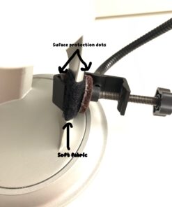 Dragonpad USA Microphone Pop Filter, for Blue Yeti, Blue Snowball - Flexible Gooseneck Microphone Mount and Double Layer Sound Shield Guard Windscreen black 60 91bTneWHJJL