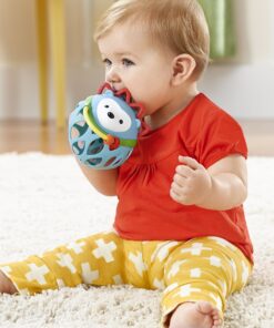 Skip Hop Baby Rattle Toy, Explore and More Roll Around Rattle, Hedgehog 30 91bV9DhpHvL