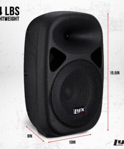 LyxPro SPA-8 Compact 8" Portable PA System 100-Watt RMS Power Active Speaker System Equalizer Bluetooth SD Slot USB MP3 XLR 1/4" 1/8" 3.5mm Inputs SPA8 15 91bZSvSa6tL