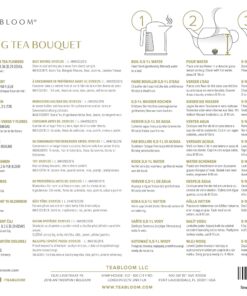 Teabloom Flowering Tea - 12 Unique Varieties of Fresh Blooming Tea Flowers - Hand-Tied Natural Green Tea Leaves & Edible Flowers - 12-Pack Gift Canister - 36 Steeps, Makes 250 Cups 12 Count (Pack of 1) 25 91bah0ioBuL 1