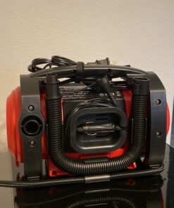 AVID POWER Tire Inflator Portable Air Compressor, 12V DC / 120V AC Car Tire Pump, Air Mattress Pump with Inflation and Deflation Modes, Dual Powerful Motors, Digital Pressure Gauge 1-red 33 91bamRSjj5L