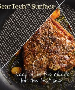 Anolon X Hybrid Nonstick Cookware Induction / Pots and Pans Set, 10 Piece - Dark Gray 11 91bcHwZg6qL