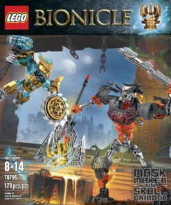 LEGO Bionicle 70795 Mask Maker vs. Skull Grinder Building Kit 12 91beFJUPwBL